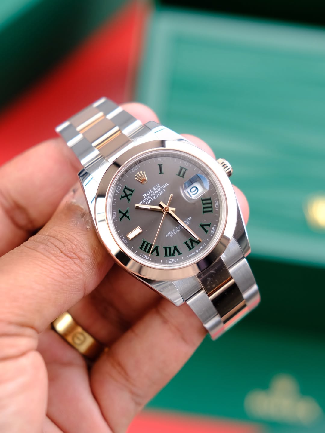 ROLEX DATEJUST WIMBLEDON