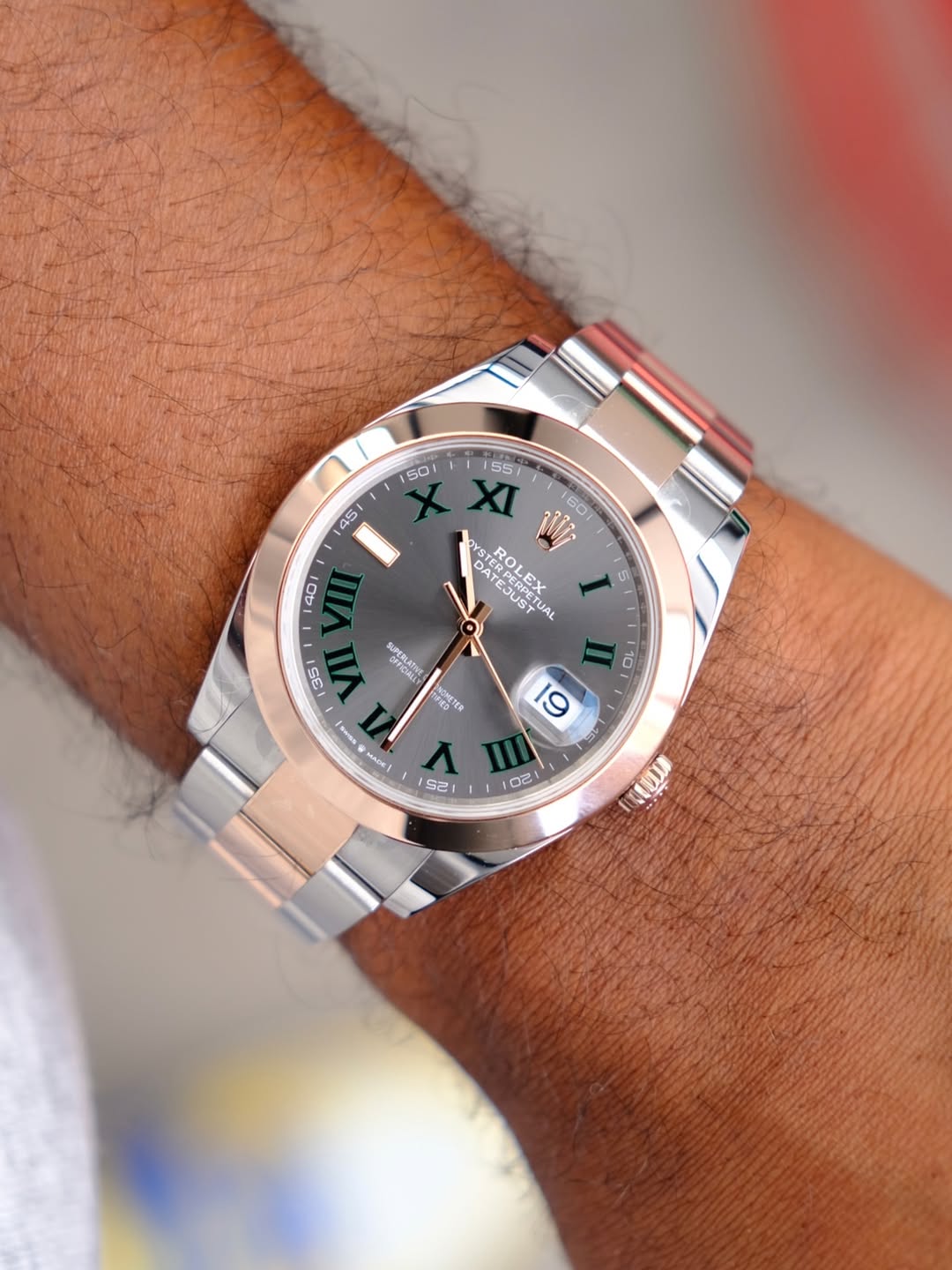 ROLEX DATEJUST WIMBLEDON
