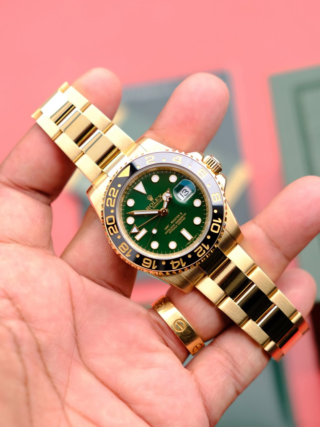 ROLEX GMT MASTER II GOLD (EDIÇÃO DE ANIVERSÁRIO)