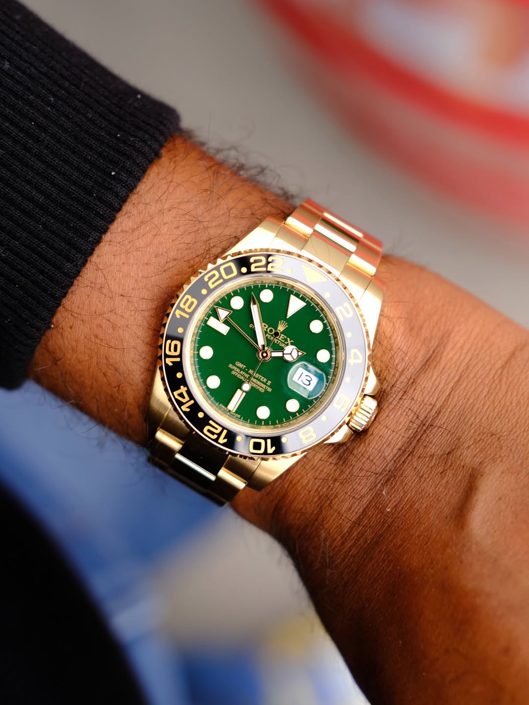 ROLEX GMT MASTER II GOLD (EDIÇÃO DE ANIVERSÁRIO)