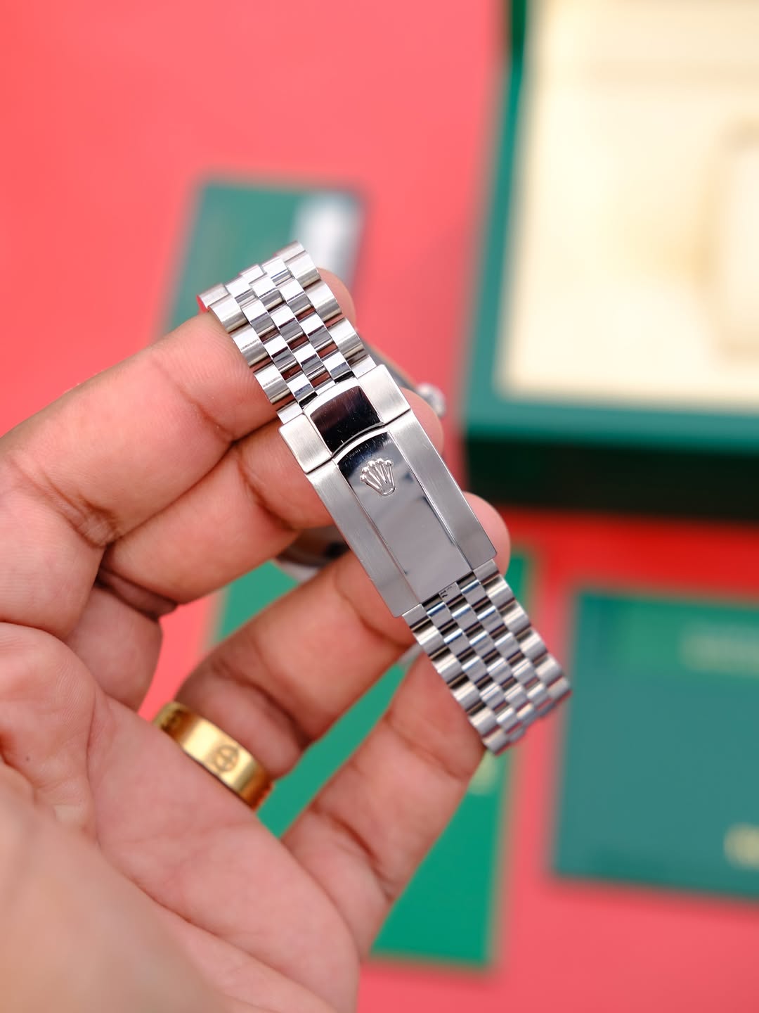 ROLEX DATEJUST MINT GREEN