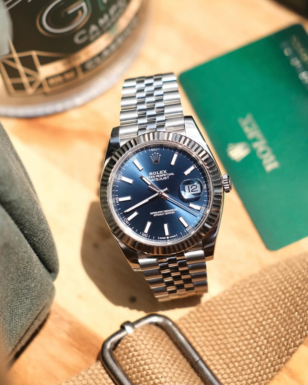 ROLEX DATEJUST BLUE DIAL