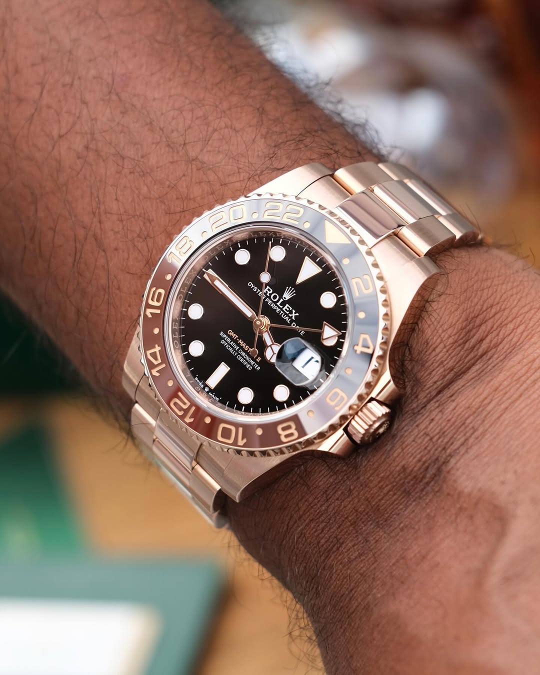 ROLEX GMT MASTER II ROOT BEER