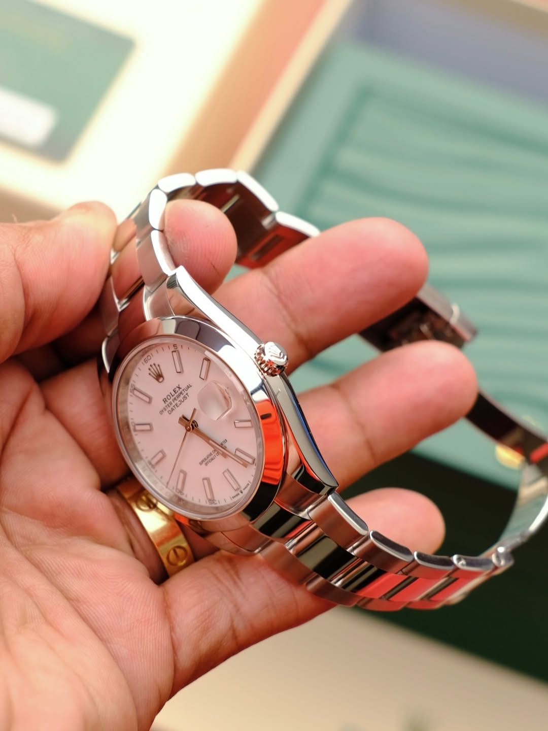 ROLEX DATEJUST WHITE