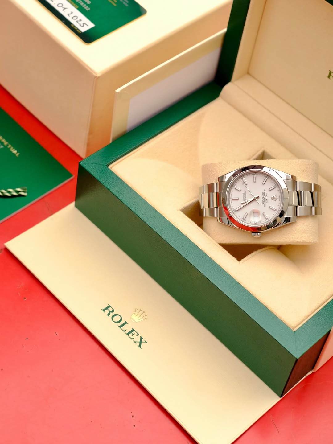 ROLEX DATEJUST WHITE