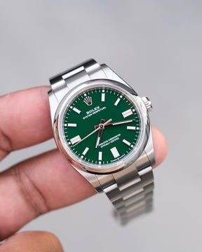 ROLEX OYSTER PERPERTUAL GREEN